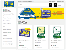 Tablet Screenshot of placaimobiliaria.com.br